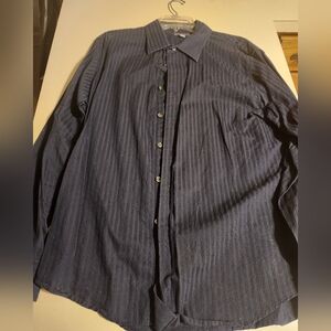 Apt. 9 Men's Black Pinstripe Shirt